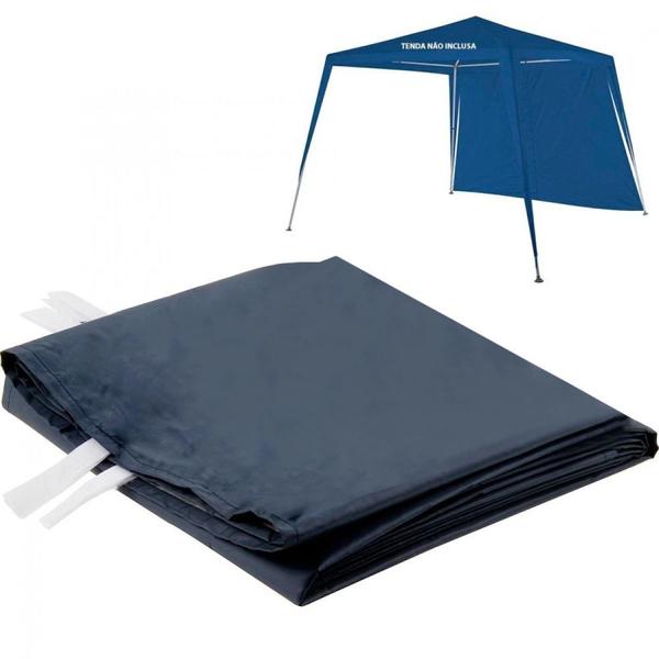 Imagem de 3 Paredes Fantasy Azul Compativel para Gazebo 3m X 3m Base e Topo  Nautika 