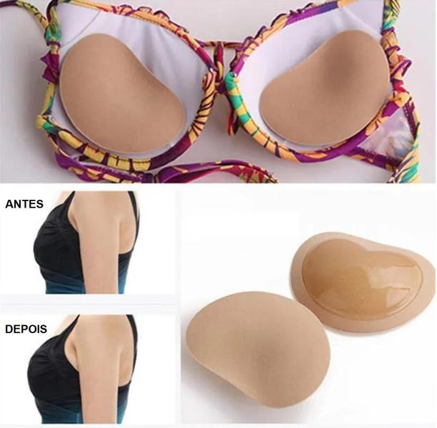 3 Pares Bojo Bio Gel Aumenta Levanta Da Volume Nos Seios - Moda Imagem de 3 Pares Bojo Bio Gel Aumenta Levanta Da Volume Nos Seios