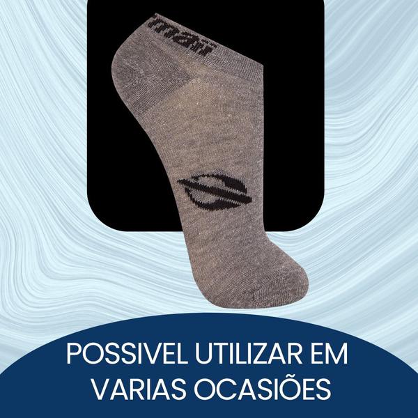 Imagem de 3 Pares De Meias Baixa Modelo Cano Curto Mormaii De Algodão Cotton Esportiva