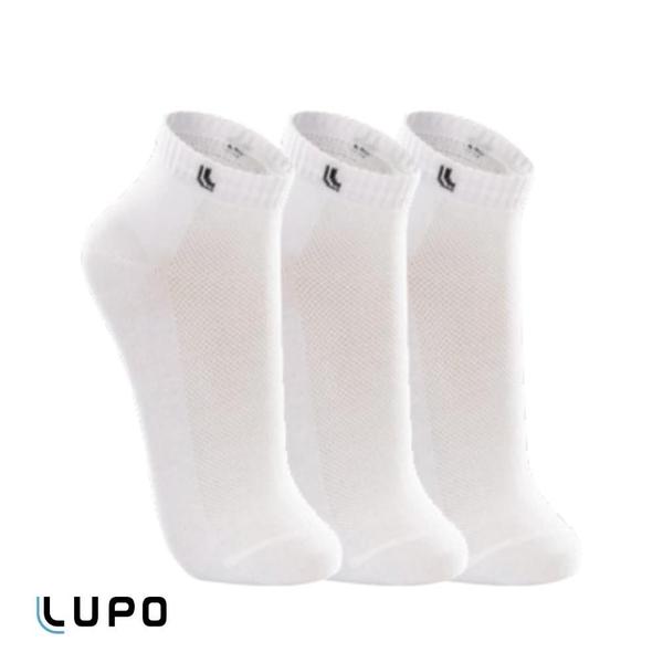 Imagem de 3 Pares De Meias Cano Curto Lupo Masculina Sport Para Academia Treino Corrida