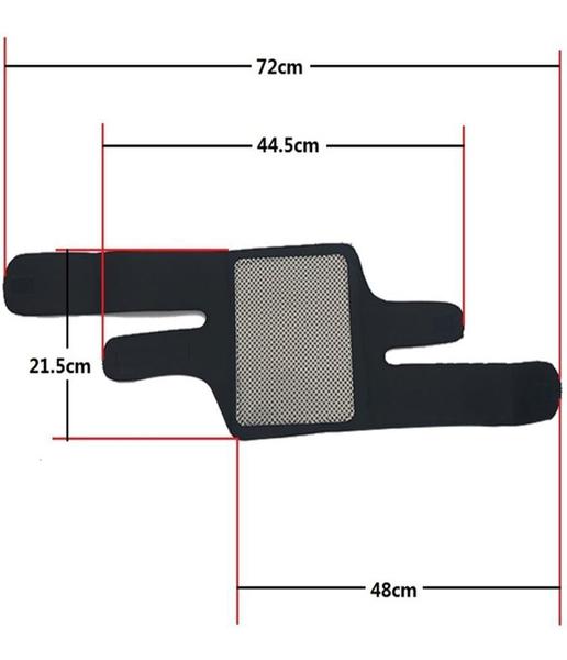 Imagem de 3 Pares Joelheira Magnética Com Turmalina Ortopédica Artrite