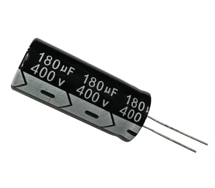 Imagem de 3 PÇS CAPACITOR ELETROLITICO 180X400V - 180UF X 400V - 105º GRAUS