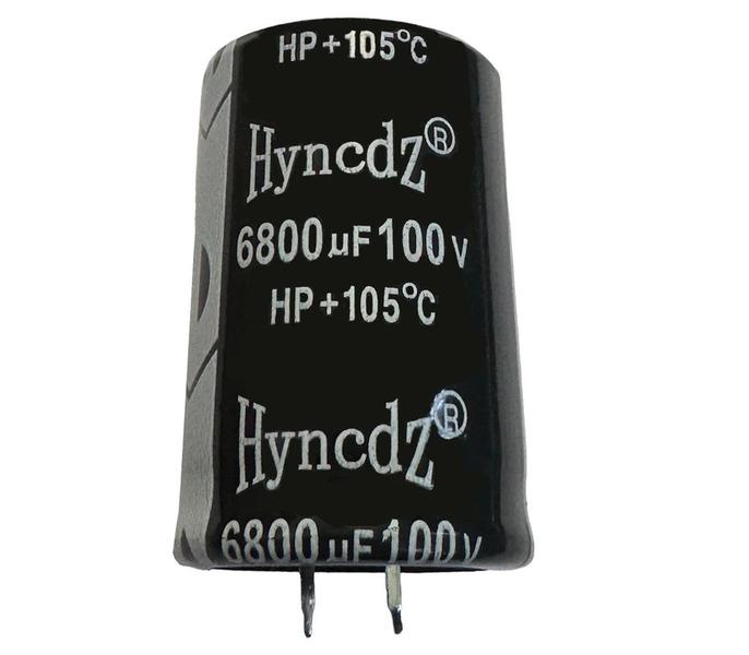 Imagem de 3 PÇS CAPACITOR ELETROLITICO 6800X100V - 6800UF X 100V 105º