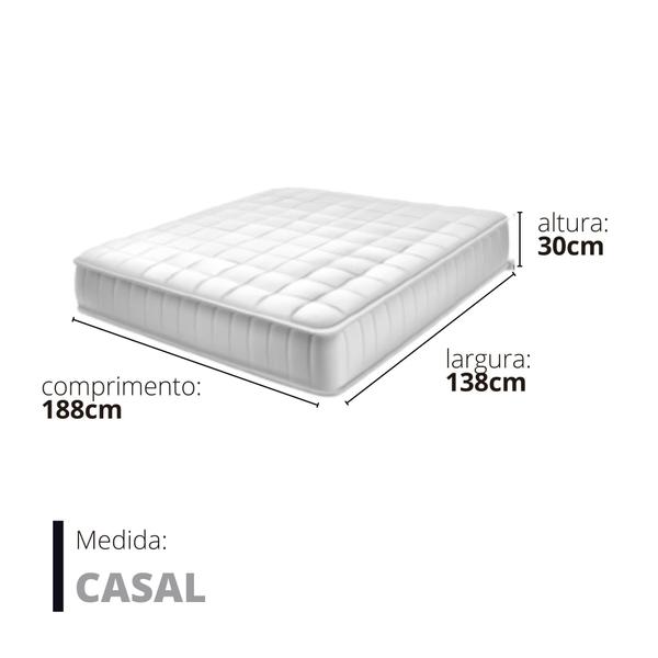 Imagem de 3 Peças Para Cama Casal - Lençol com Elástico