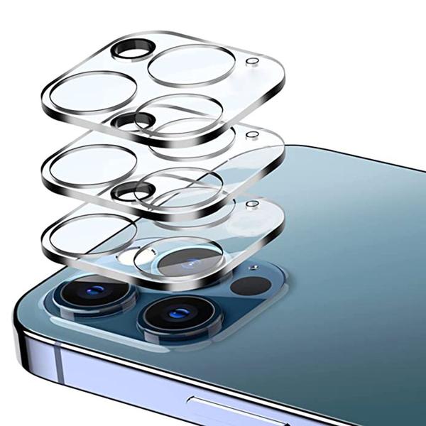 Imagem de 3 Películas 3d Lente Da Câmera Traseira Compativel com iPhone 15 Pro