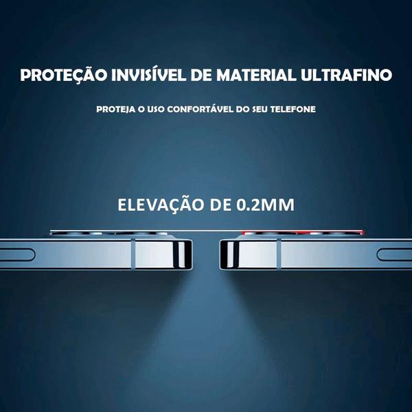 Imagem de 3 Películas Vidro 3d Lente Da Câmera Traseira Compativel com iPhone 15