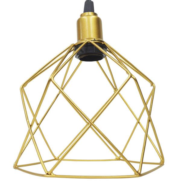 Imagem de 3 Pendentes Aramado Cálice Luminária Lustre Luxo Teto Retrô Vintage Balcão Agp Ilumini Industrial