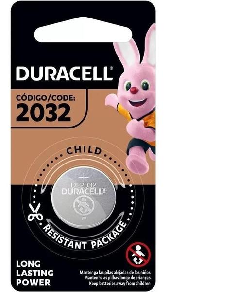 Imagem de 3 Pilhas Duracell Cr2032 3V Lítio Bateria Moeda