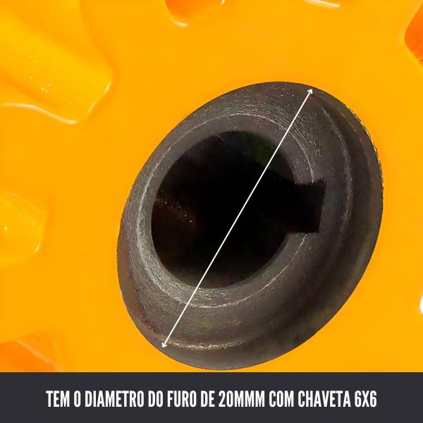 Imagem de 3 Pinhão Da Betoneira Csm 400 Litros 11 Dentes 01 Traço