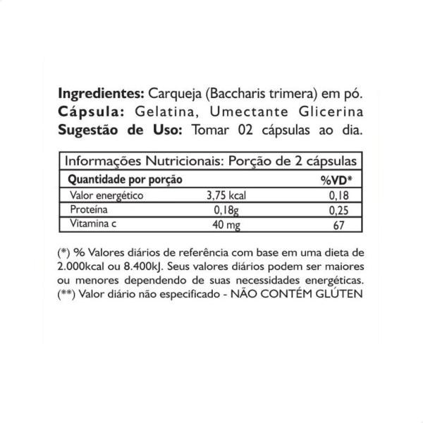 Imagem de 3 Potes Carqueja Kit 360 Cáps - Status Verde