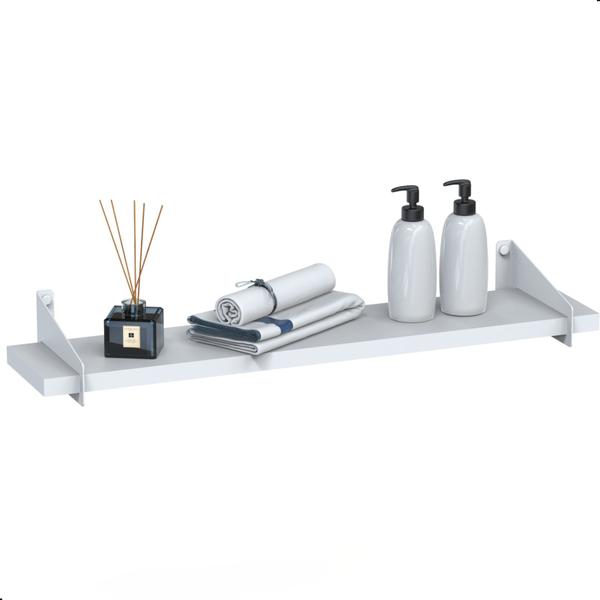 3 Prateleiras De Madeira Estilo Industrial Suspensa Max50b - CasaMóveis Imagem de 3 Prateleiras De Madeira Estilo Industrial Suspensa Max50b