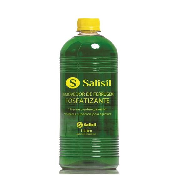 3 Removedor De Ferrugem Fosfer 1 Litro Cada - Salisil Imagem de 3 Removedor De Ferrugem Fosfer 1 Litro Cada - Salisil