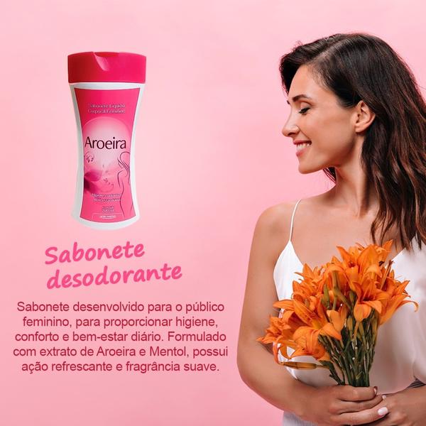 Imagem de 3 Sabonetes Líquido Feminino Aroeira 200ml