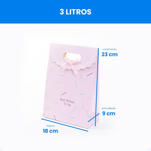 3 Sacola De Presente De Papel Personalizada Com Alça 18x23cm - Hxt Imagem de 3 Sacola De Presente De Papel Personalizada Com Alça 18x23cm