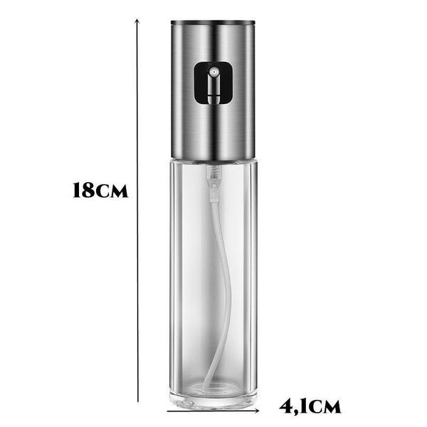 3 Spray Pulverizador Vidro Inox Borrifador Azeite Vinagreessenciais De Cozinha Promoções Imagem de 3 Spray Pulverizador Vidro Inox Borrifador Azeite Vinagreessenciais De Cozinha Promoções