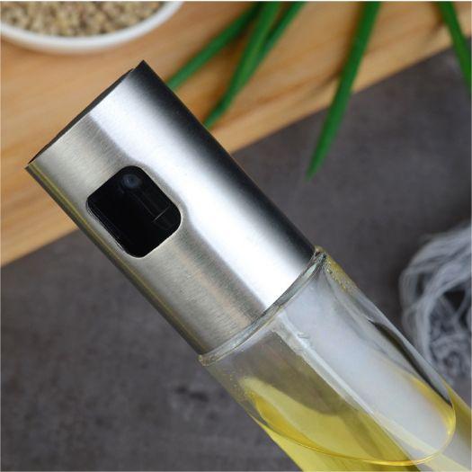 3 Spray Pulverizador Vidro Inox Borrifador Azeite Vinagreessenciais De Cozinha Promoções Imagem de 3 Spray Pulverizador Vidro Inox Borrifador Azeite Vinagreessenciais De Cozinha Promoções