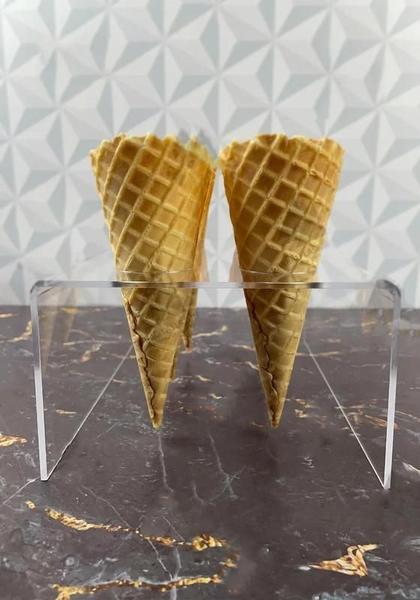 Imagem de 3 Suportes Temaki Cones Sorvete Casquinhas Acrílico 6 Cones