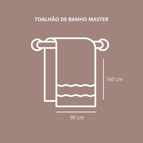 Imagem de 3 Toalhas de Banho Grande 100% Algodão - 550g/m²