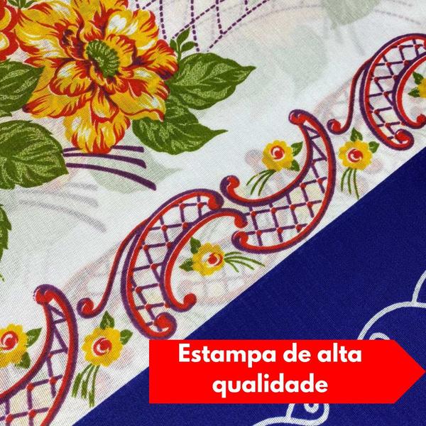 Imagem de 3 Toalhas De Mesa De 4 Lugares Estampas Sortidas Decoradas