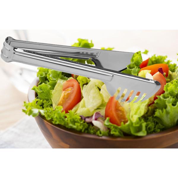 Imagem de 3 un PEGADOR DE MASSAS E SALADA EM AÇO INOX 28CM