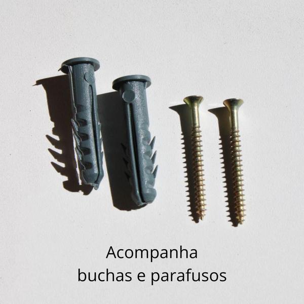 Imagem de 3 Und - Prateleira Nicho para Banheiro Cosméticos Preto 30CM