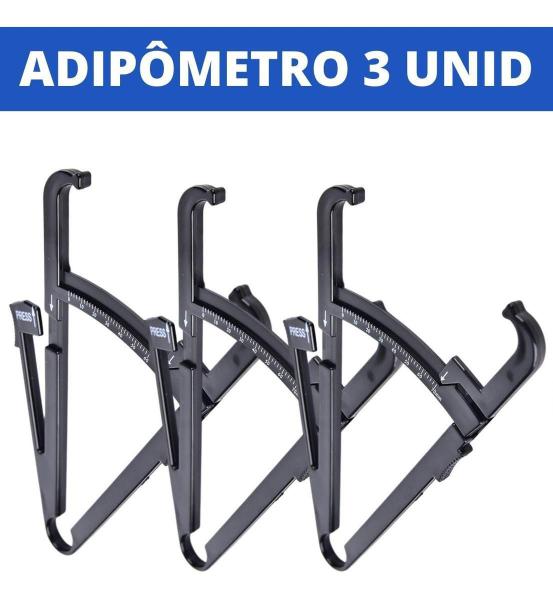 Imagem de 3 Unds Adipômetro Analógico Clínico - Medidor De Gordura