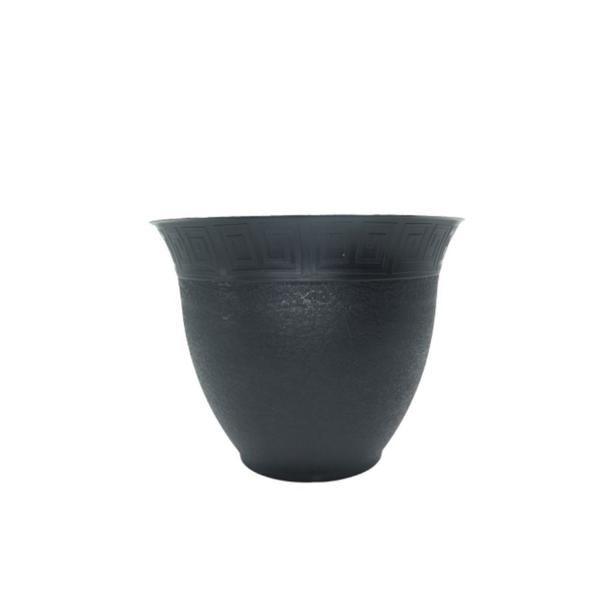 Imagem de 3 unds Vaso Preto Cachepot Redondo para Orquídea