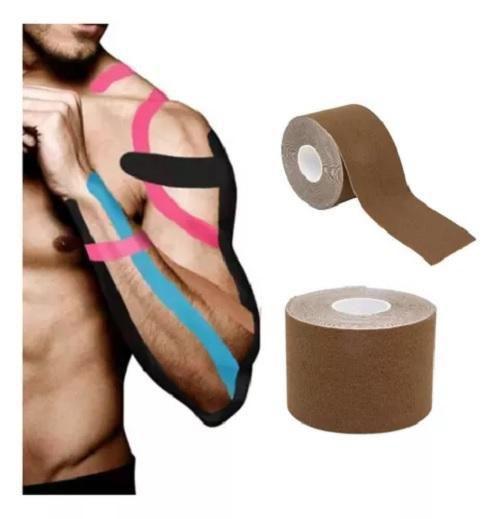 Imagem de 3 Unid. Fita/Bandagem Elástica Esportiva 5 Mts Fitband Mbfit