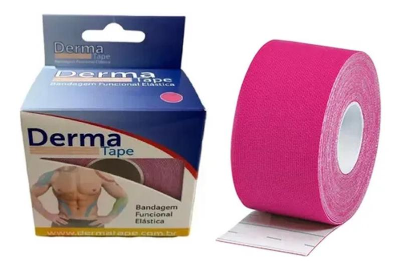 Imagem de 3 Unidades Fita/bandagem Elástica Esportiva 5 Mts Derma Tape