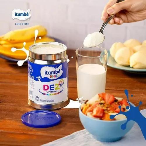 Imagem de 3 UNIDADES Leite em Pó ITAMBÉ KIDS Dez Vitaminas 700g