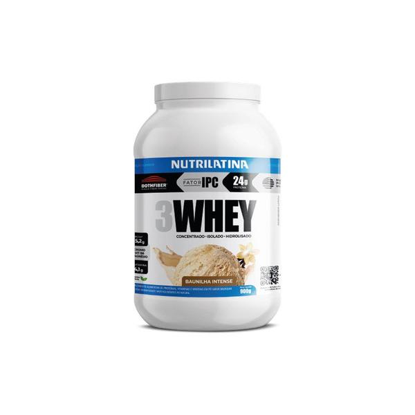 Imagem de 3 Whey Baunilha 900g - Nutrilatina