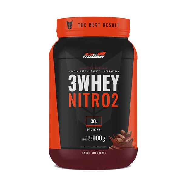 Imagem de 3 Whey Nitro 2 PT 900g - New Millen