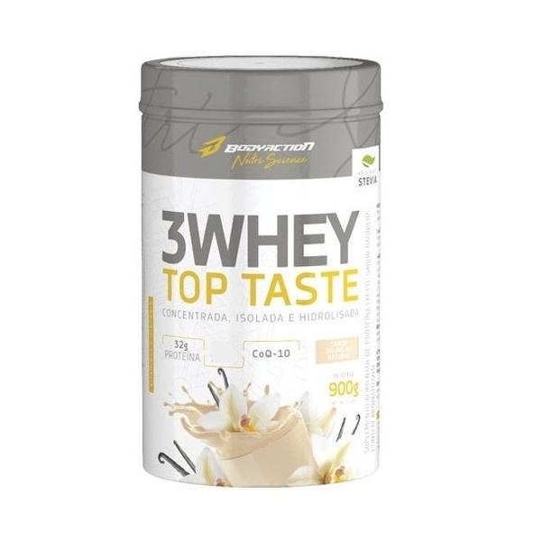 Imagem de 3 Whey Top Taste (900g) - Sabor: Baunilha