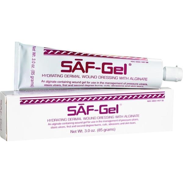 Imagem de 3 x Saf Gel 85g Convatec Pomada Hidrogel P/ Escaras Queimaduras