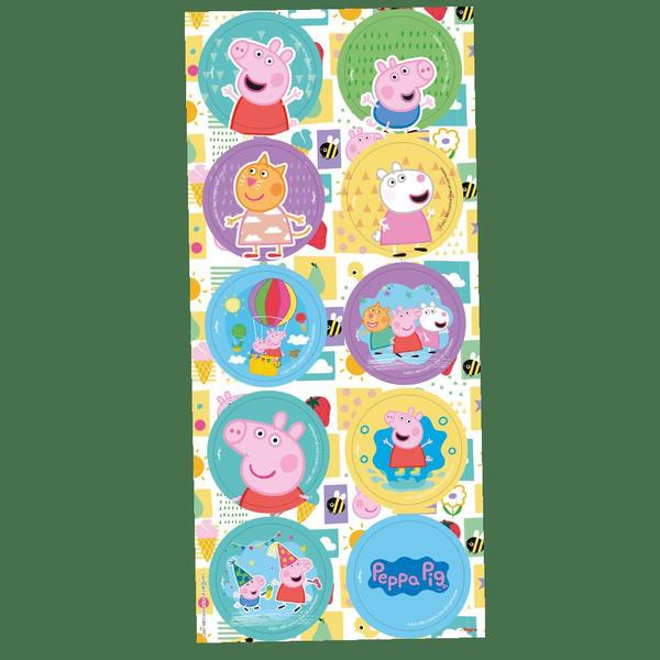 Imagem de 30 Adesivos redondo decoração PEPPA PIG festa Aniversário