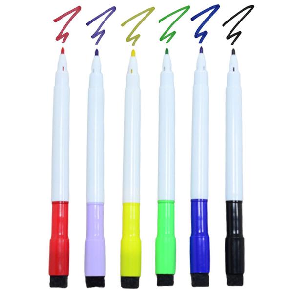 30 Canetas Coloridas para Quadro Branco com Apagador e Imã 13cm - Ideal Planners Imagem de 30 Canetas Coloridas para Quadro Branco com Apagador e Imã 13cm