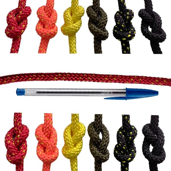 30 Metros Corda Semi Estática 8mm Cordelete Prussik Valdotain Rapel Escalada Carga de Ruptura 1500kg - Equipamentos K2 Imagem de 30 Metros Corda Semi Estática 8mm Cordelete Prussik Valdotain Rapel Escalada Carga de Ruptura 1500kg