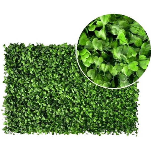 30 Placas Buchinho Artificial Painel Verde 60x40 Muro Inglês - Melhores Ofertas Imagem de 30 Placas Buchinho Artificial Painel Verde 60x40 Muro Inglês