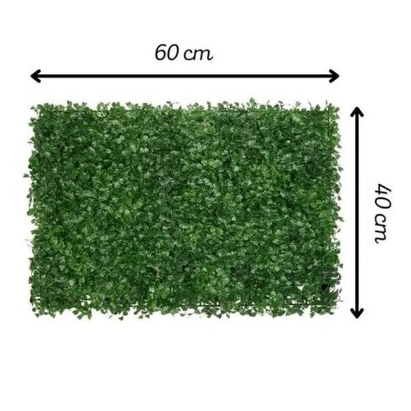 30 Placas Buchinho Artificial Painel Verde 60x40 Muro Inglês - Melhores Ofertas Imagem de 30 Placas Buchinho Artificial Painel Verde 60x40 Muro Inglês