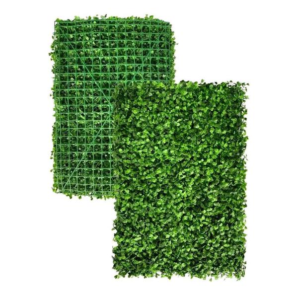 30 Placas Buchinho Artificial Painel Verde 60x40 Muro Inglês - Melhores Ofertas Imagem de 30 Placas Buchinho Artificial Painel Verde 60x40 Muro Inglês