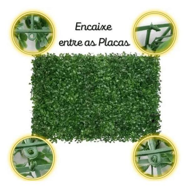30 Placas Buchinho Artificial Painel Verde 60x40 Muro Inglês - Melhores Ofertas Imagem de 30 Placas Buchinho Artificial Painel Verde 60x40 Muro Inglês