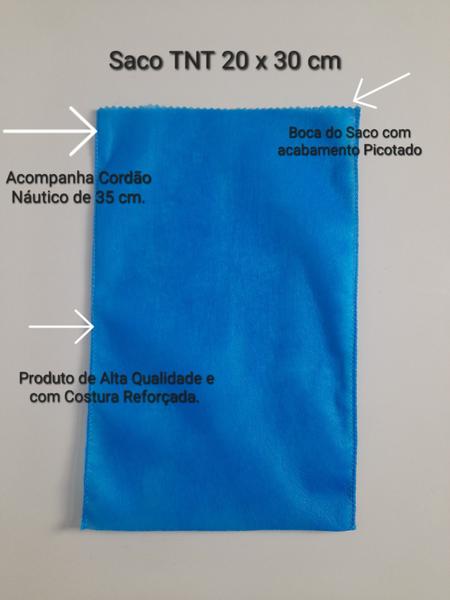 Imagem de 30 Saco TNT 20x30cm C/Cordão Náutico, Sapato, Mala, Organizador, Presentes, Lembrancinha