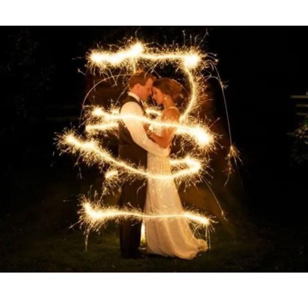 Imagem de 30 Velas Sparklers 30 Cm Para Casamento Indoor Faísca Decoração Estrelinha Aniversario Sem Fumaça