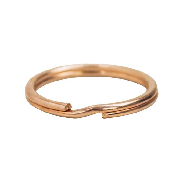 Imagem de 300 Argola 23mm Rose Gold Para Chaveiros Lembrancinhas Sem Corrente