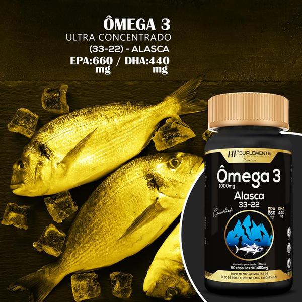 Imagem de 30x omega 3 concentrado preço de atacado 1450mg 60caps