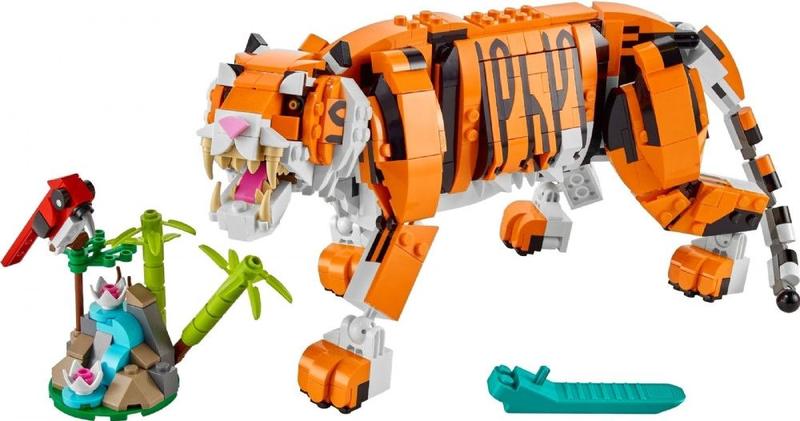 31129 - LEGO Creator 3 Em 1 - Tigre Majestoso Imagem de 31129 - LEGO Creator 3 Em 1 - Tigre Majestoso