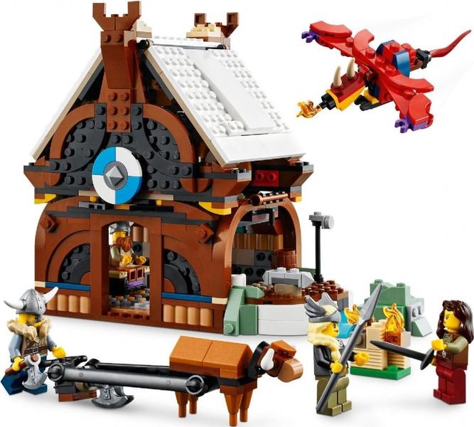 31132 - LEGO Creator - Navio Viking e a Serpente de Midgard Imagem de 31132 - LEGO Creator - Navio Viking e a Serpente de Midgard