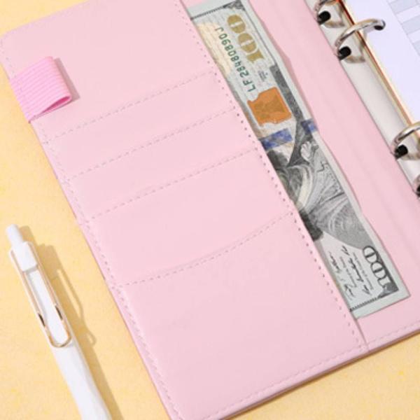 Imagem de 31pcs A6 Macaron Cash Budget Notebook, Budget Binder PU