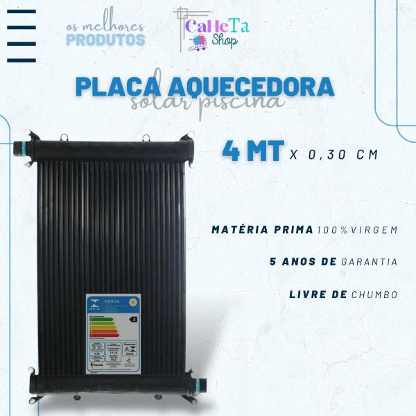 Imagem de 32 Placas Coletoras 4mt - Aquecedor Solar Piscinas com 38m² / 53.500 Litros 