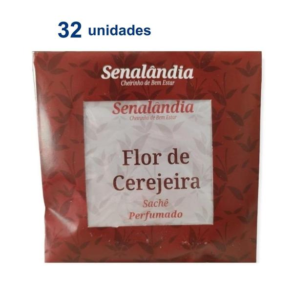 Imagem de 32 Sachê Perfumado Top Aromatizador Gaveta Roupa Lavanda Laranjeira Cerejeira Vanilla 25g - Envio Já